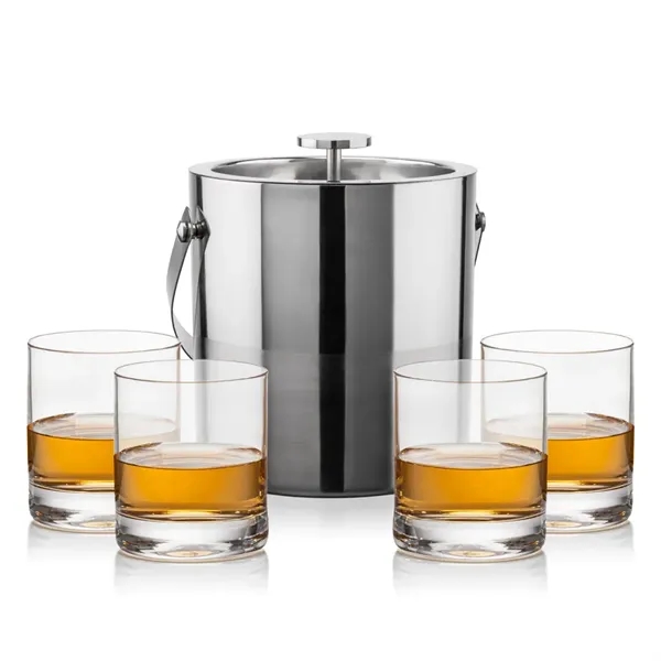 The Catania Ice Bucket with On-the-Rocks Set brings refined style and... from ASI 84592 St Regis Group