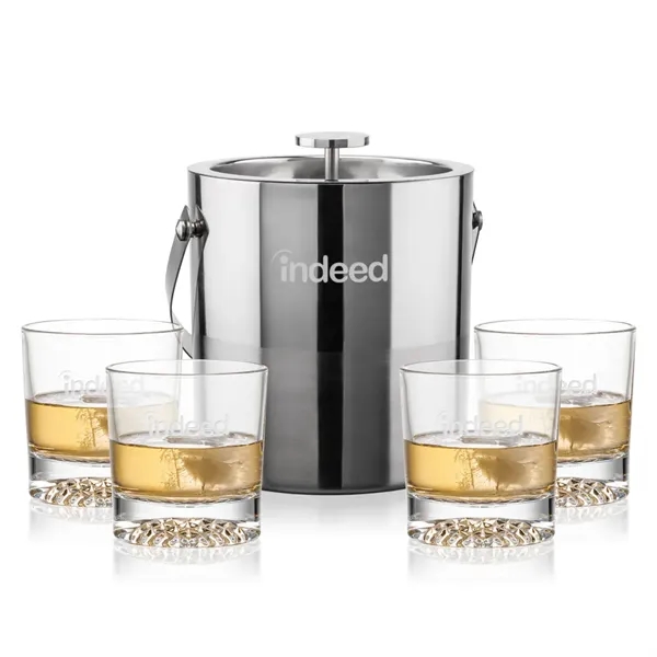 The Catania Ice Bucket with On-the-Rocks Set brings refined style and... from ASI 84592 St Regis Group