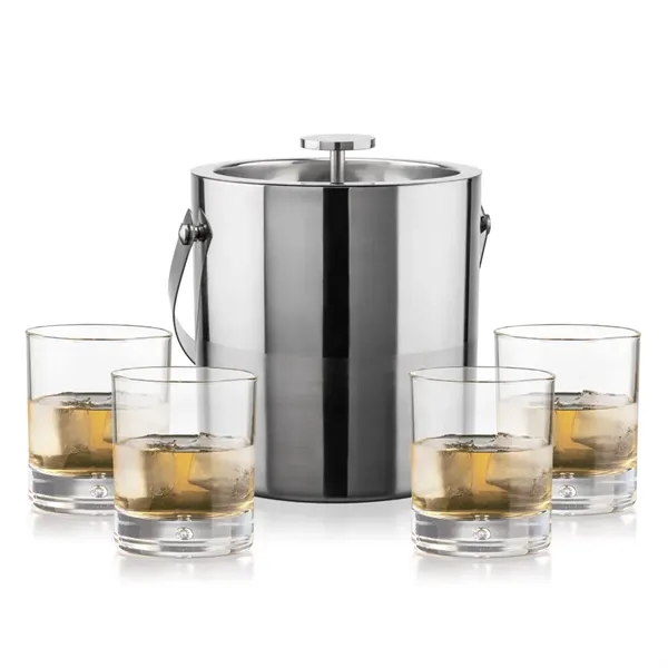 The Catania Ice Bucket with On-the-Rocks Set brings refined style and... from ASI 84592 St Regis Group