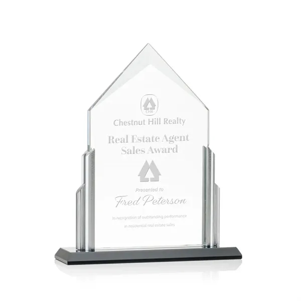 The Amarillo Award features an optical crystal pentagon with a beveled... from ASI 84592 St Regis Group / St Regis