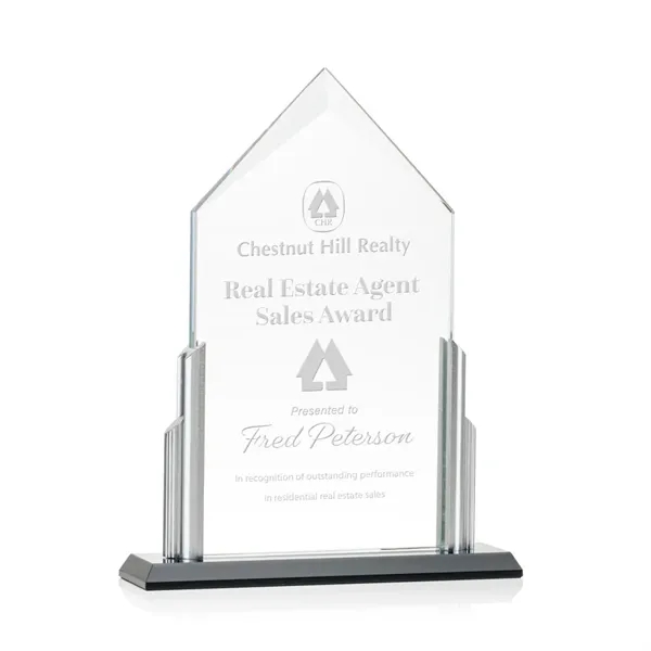 The Amarillo Award features an optical crystal pentagon with a beveled... from ASI 84592 St Regis Group / St Regis