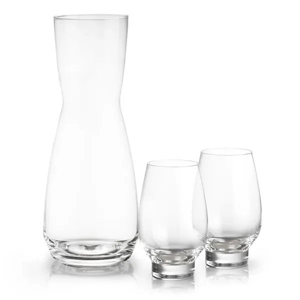 The Mason Carafe & Wine Glass Set pairs the elegant Mason... from ASI 84592 St Regis Group