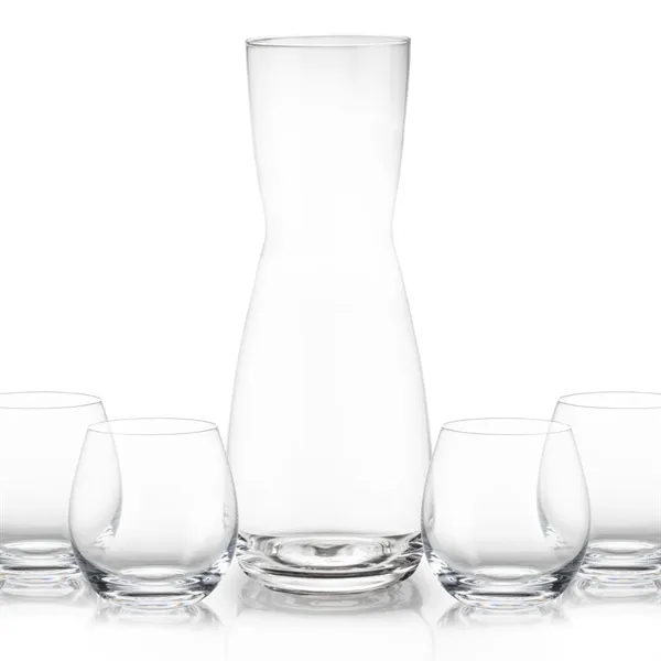 The Mason Carafe & Wine Glass Set pairs the elegant Mason... from ASI 84592 St Regis Group