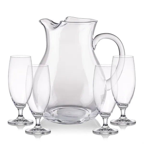 The Montclair Pitcher & Cocktail Glasses Set brings refined simplicity to... from ASI 84592 St Regis Group