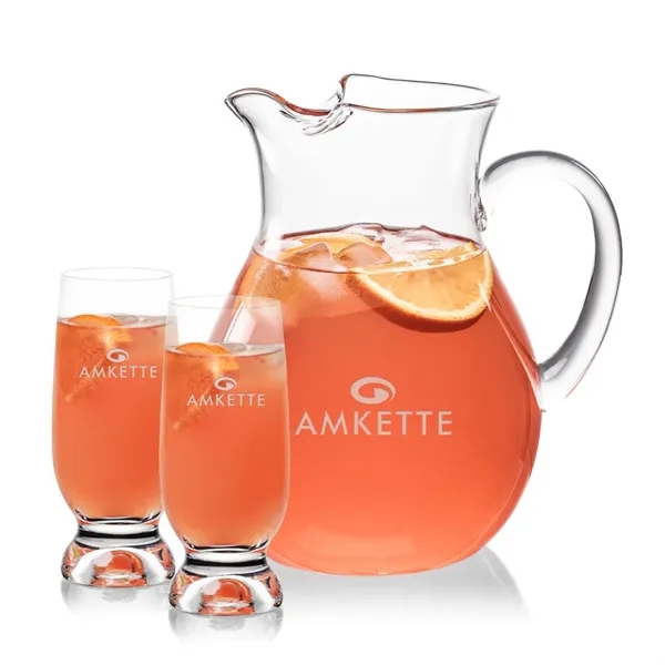 The Montclair Pitcher & Cocktail Glasses Set brings refined simplicity to... from ASI 84592 St Regis Group