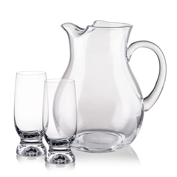 The Montclair Pitcher & Cocktail Glasses Set brings refined simplicity to... from ASI 84592 St Regis Group