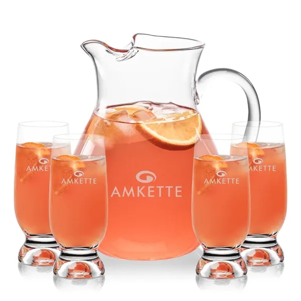 The Montclair Pitcher & Cocktail Glasses Set brings refined simplicity to... from ASI 84592 St Regis Group