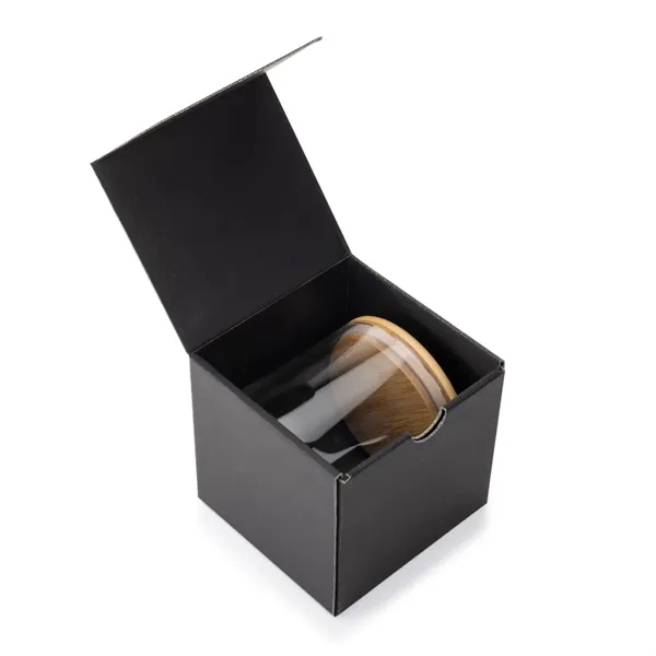 Item #DCC927 Aniston Jar w/Bamboo Lid - Imprinted