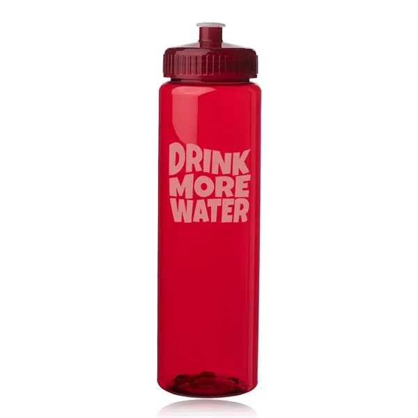32 oz. plastic water bottle made of PET with liquid measurement... from ASI 39552 BEL Promo