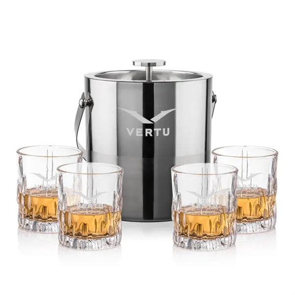The Catania Ice Bucket with On-the-Rocks Set brings refined style and... from ASI 84592 St Regis Group