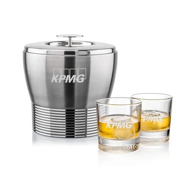 The Genoa Ice Bucket & On-the-Rocks Set is designed for effortless... from ASI 84592 St Regis Group