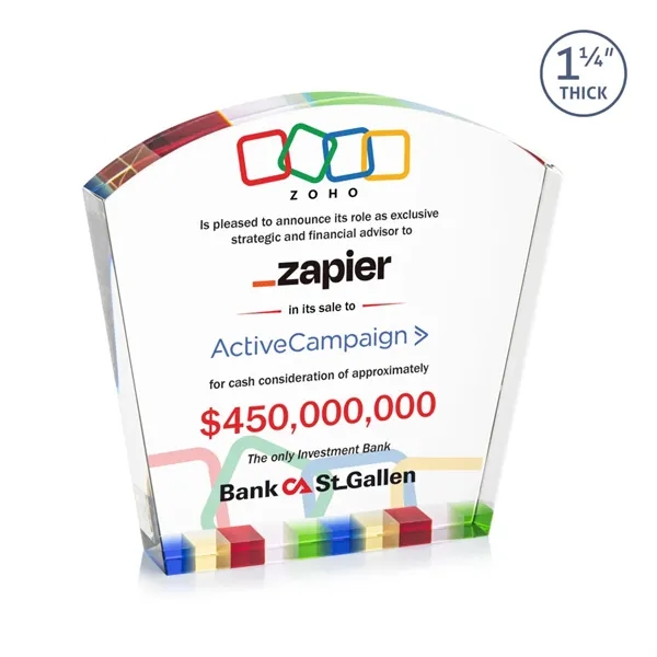 Celebrate achievements with our stunning **1 1/4" thick** freestanding Topeka VividPrint™... from ASI 84592 St Regis Group / St Regis