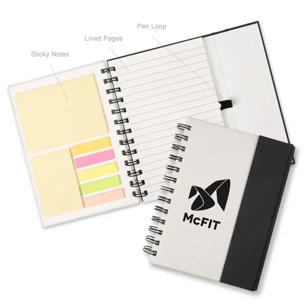 The Wormer Spiral Bound Journal with Sticky Notes & Magnetic Closure... from ASI 84592 St Regis Group