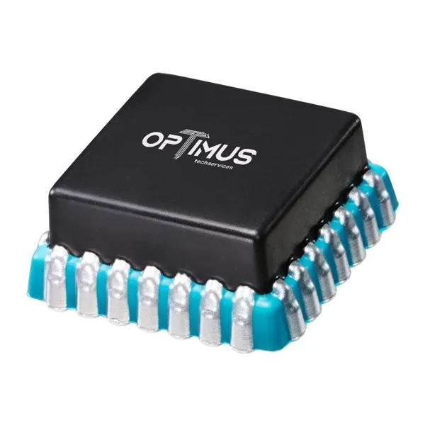 2.13" microchip shape stress reliever made of PU foam.... from ASI 63549 Jornik Manufacturing Corp