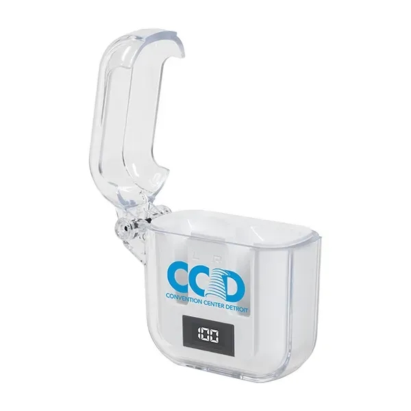 Wireless earbuds in charging case.... from ASI 62660 Innovation Line
