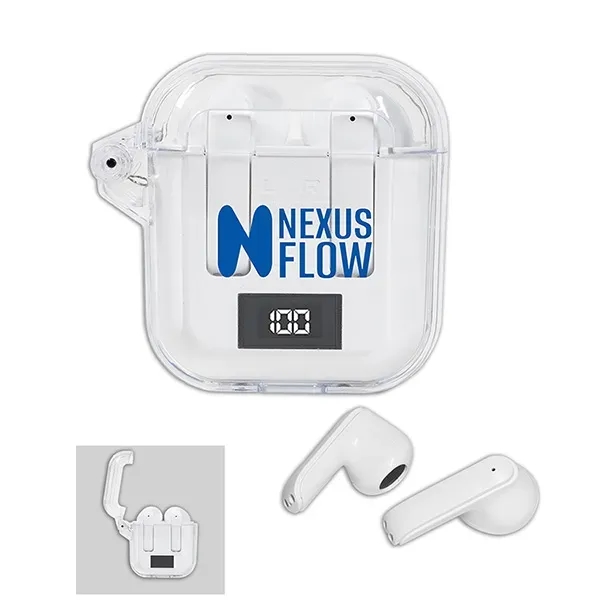 Wireless earbuds in charging case.... from ASI 62660 Innovation Line