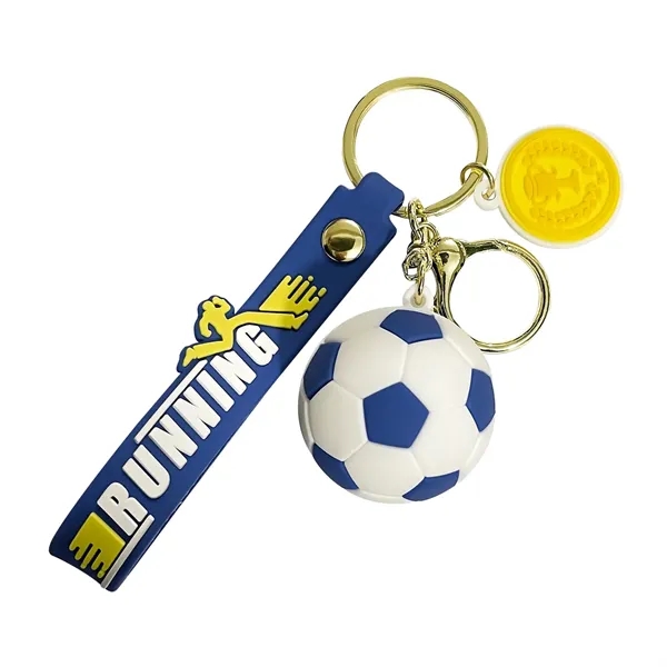 Durable, lightweight PVC football keychains are great for all ages and... from ASI 98766 Yanlee Trading Co Ltd