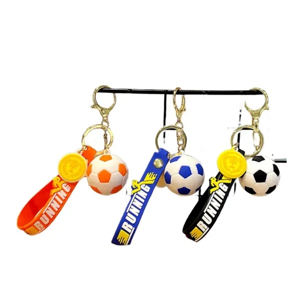 Durable, lightweight PVC football keychains are great for all ages and... from ASI 98766 Yanlee Trading Co Ltd