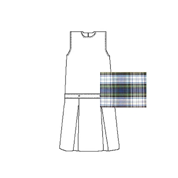 A+ Uniforms - Girls' Blend Plaid Jumper... from ASI 86018 Scrub Authority