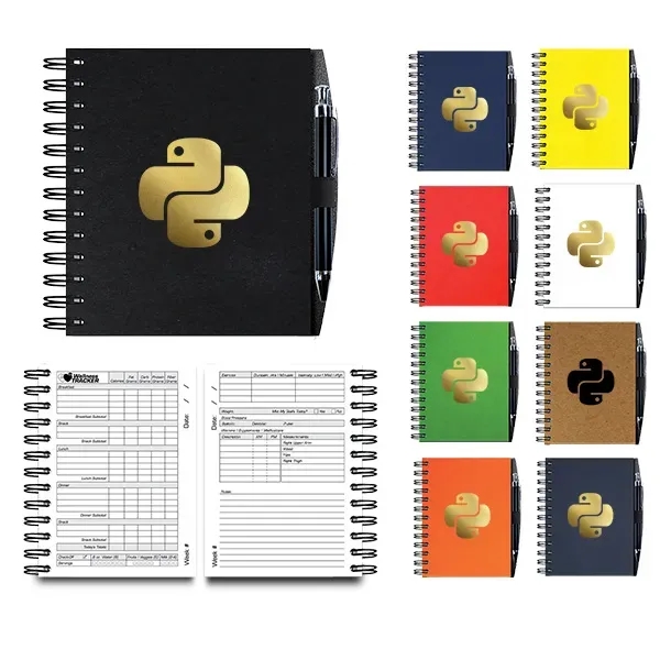 Wellness journal with 80 sheets (5" x 7"), designed to track... from ASI 98360 WOWLine