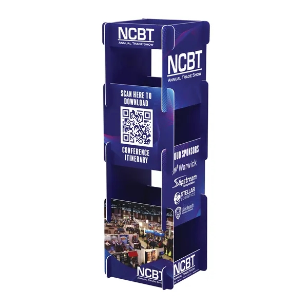 18"w x 57"h Display Tower w/full color, full coverage on 4mm... from ASI 95280 Warwick Publishing Co / Warwick