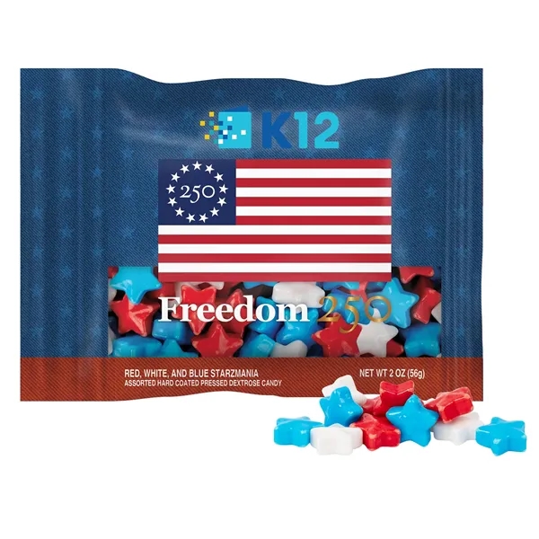 Item #DHF-STZFR-E Freedom 250 - 2oz. Digibag™ - Patriotic Starzmania