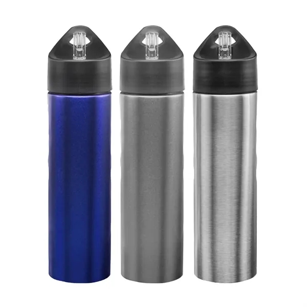 Stainless steel metallic matte finish bottle of 25 oz capacity and... from ASI 37218 Athena Promo (tm)