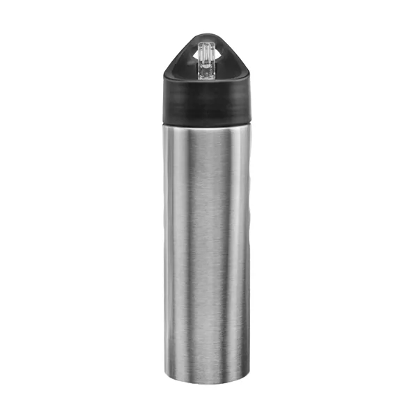 Stainless steel metallic matte finish bottle of 25 oz capacity and... from ASI 37218 Athena Promo (tm)