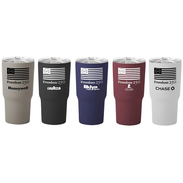 Item #DRK240FR-E Soft Touch 20 oz Tumbler