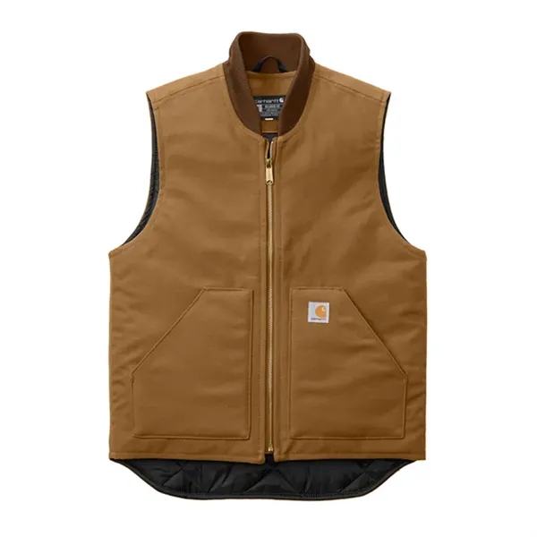 Insulated Carhartt duck vest built for outdoor crews and branded workwear... from ASI 72657 Active Life Promo / Active Life