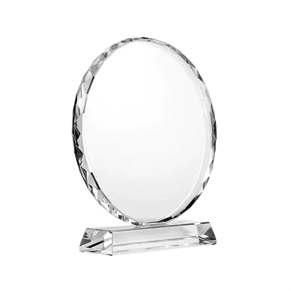 Clear crystal honor award trophy plus laser engraving on 1 location... from ASI 37218 Athena Promo (tm)