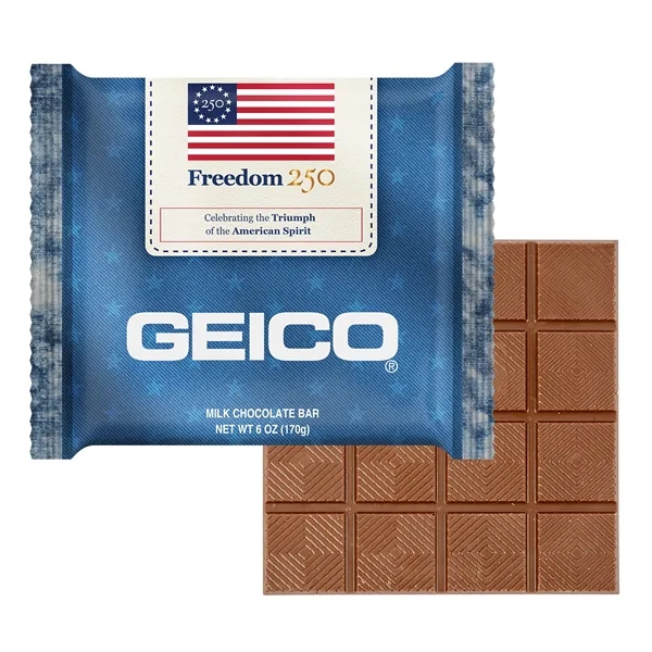 Wrapped milk chocolate bar.... from ASI 44900 NC Custom (CI/Lanco) / Chocolate Inn
