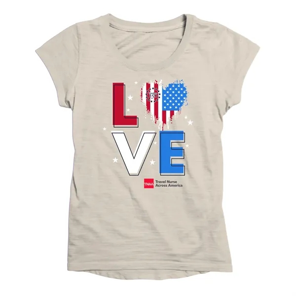 Ladies' scoop neck t-shirt.... from ASI 44900 NC Custom (CI/Lanco) / Lanco