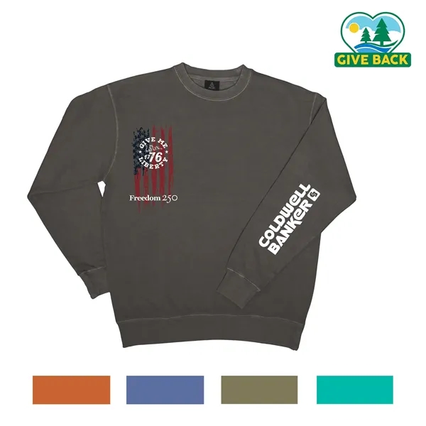 Vintage washed fleece crewneck.... from ASI 44900 NC Custom (CI/Lanco) / ACE USA