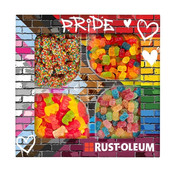 Gummy bear charcuterie with 4 different candies.... from ASI 44900 NC Custom (CI/Lanco) / Chocolate Inn