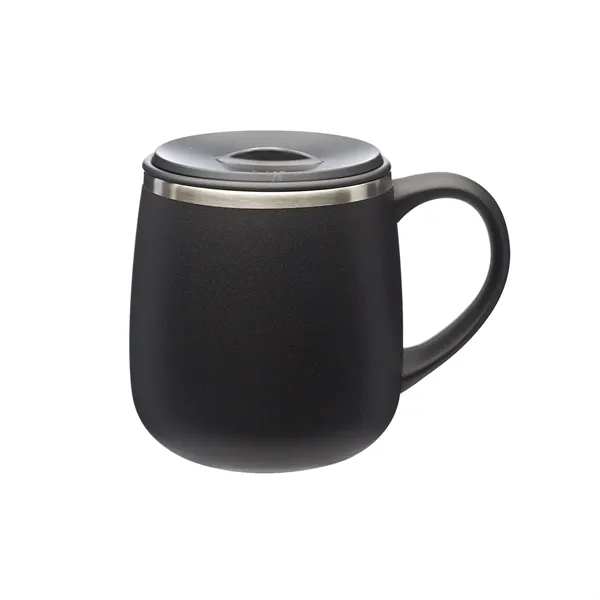 Stainless steel double wall coffee mug of 11 oz. capacity plus... from ASI 37218 Athena Promo (tm)