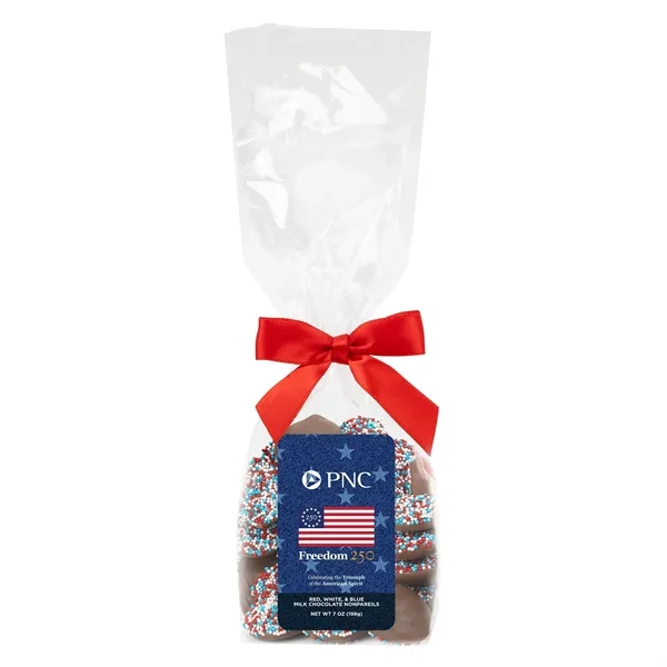 Mug drop with milk chocolate nonpareils.... from ASI 44900 NC Custom (CI/Lanco) / Chocolate Inn