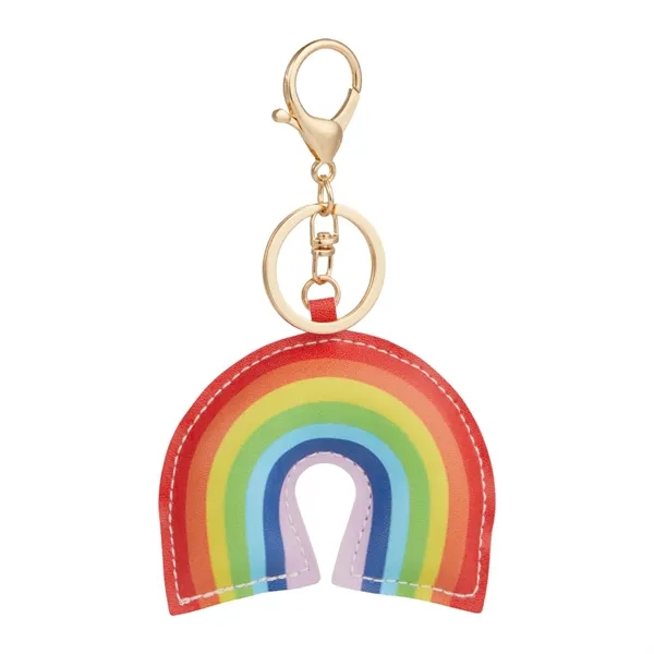 Rainbow Leather Keychain... from ASI 66887 PCNA / Bullet