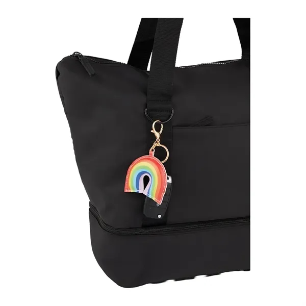 Rainbow Leather Keychain... from ASI 66887 PCNA / Bullet
