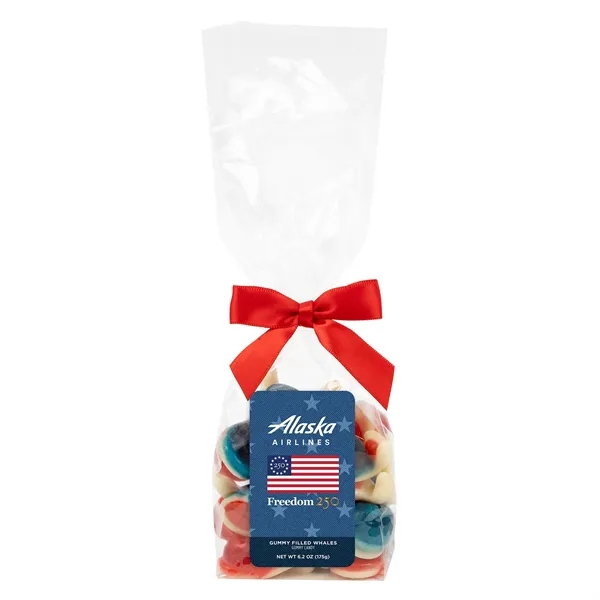 Mug drop with gummy whales.... from ASI 44900 NC Custom (CI/Lanco) / Chocolate Inn