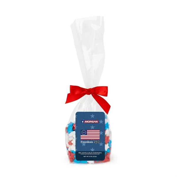 Mug drop with patriotic Starzmania candy.... from ASI 44900 NC Custom (CI/Lanco) / Chocolate Inn