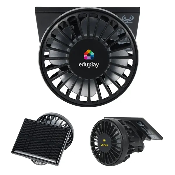 Solar-Powered Portable Fan With Clip... from ASI 36730 Ariel Premium Supply Inc