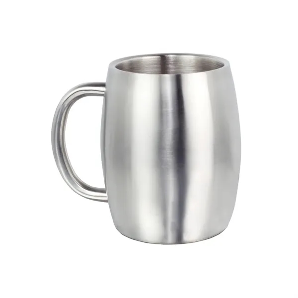 Double wall stainless steel mugs with handles of 14 oz. capacity... from ASI 37218 Athena Promo (tm)