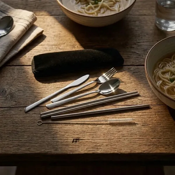 Sustainably dine anywhere with the compact Reusables To-go Kit, your eco-friendly... from ASI 98766 Yanlee Trading Co Ltd
