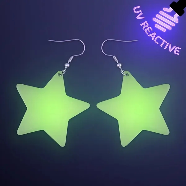 Glow Star Earrings 1-Pair... from ASI 34194 ALightPromos