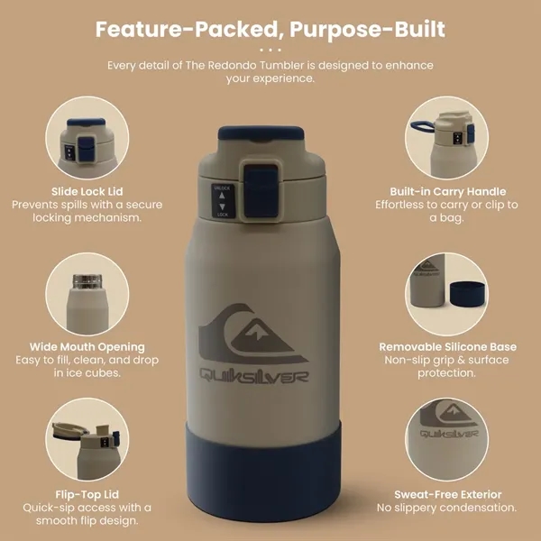 Quiksilver Redondo 26 oz Stainless Steel Tumbler... from ASI 89320 Starline USA Inc