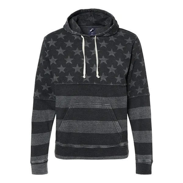 Triblend hooded pullover sweatshirt, coverstitched throughout, with a front pouch pocket... from ASI 84358 S&S Activewear