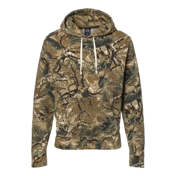 Triblend hooded pullover sweatshirt, coverstitched throughout, with a front pouch pocket... from ASI 84358 S&S Activewear