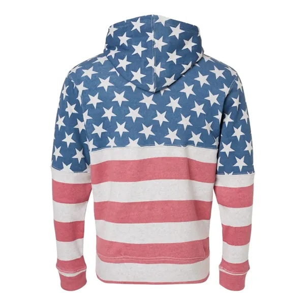 Triblend hooded pullover sweatshirt, coverstitched throughout, with a front pouch pocket... from ASI 84358 S&S Activewear