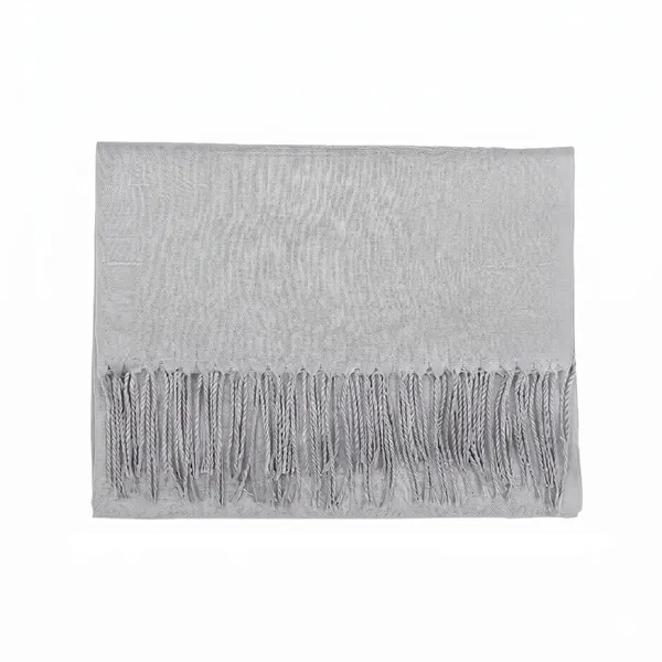 Polyester solid color women scarf plus 1 color embroidery logo on... from ASI 37218 Athena Promo (tm)